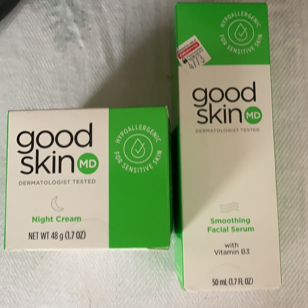 Bundle of two Goodskin MD facial serum and Night Cream
